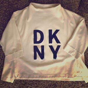 Long sleeve DKNY white shirt